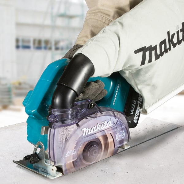 Miniatyrbild 5 av 9: Makita DCC500Z bärbar cirkelsåg 12,5 cm Grön