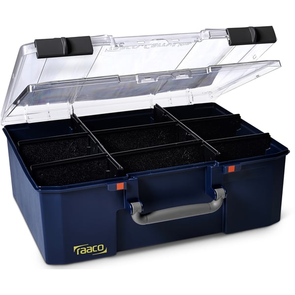 Miniatyrbillede 1 af 4: raaco CarryLite 150-9 DL Blå Polykarbonat (PC), Polypropylen (PP)