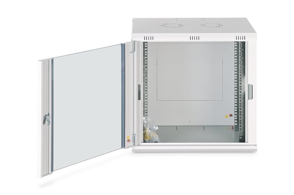 Digitus DN-37108 rack 12U Väggmonterad rack Ljusgrå