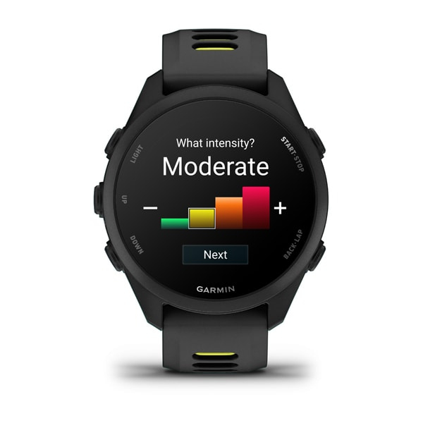 Garmin Forerunner 170 3,05 cm (1.2") AMOLED 30 mm Digital 390 x 390 pixel Berøringsskærm Sort GPS (satellit)