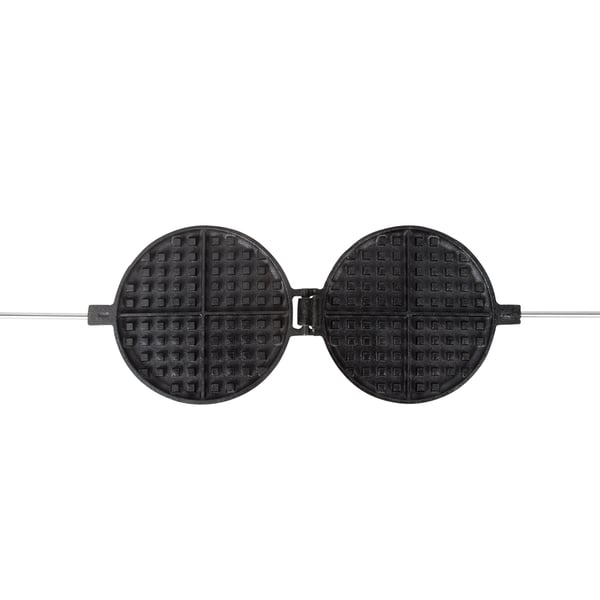 Esschert Design Waffeleisen 2 vohveli(a) Musta