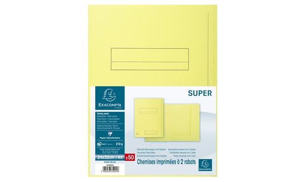 Exacompta 335005E mappar Kartong A4