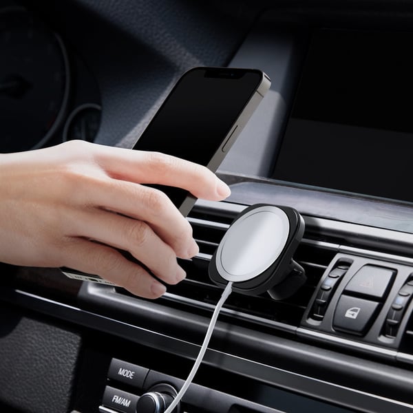 Spigen ACP02791 oplader til mobil enhed Mobiltelefon Sort USB Trådløs opladning Indendørs