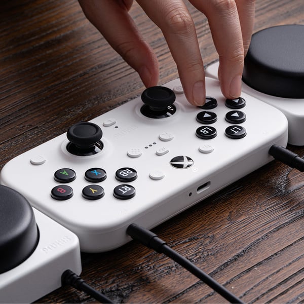 Miniatyrbillede 8 af 19: 8Bitdo Lite SE Hvid RF/USB Gamepad Analog/digital Xbox One, Xbox Series S, Xbox Series X