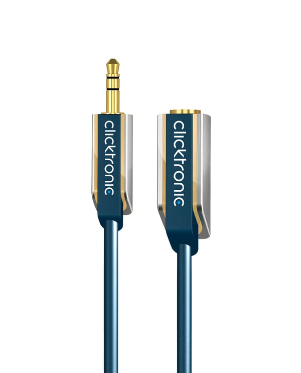ClickTronic 70486 lydkabel 1,5 m 3.5mm Blå