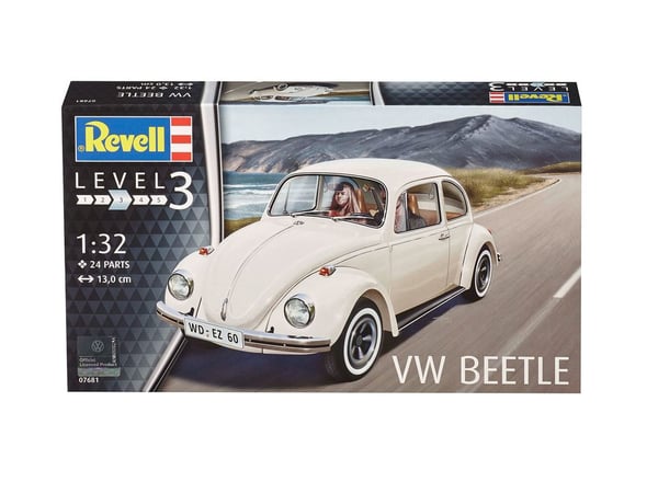 Revell VW Beetle Kaupunkiautomalli Kokoamispakkaus 1:32