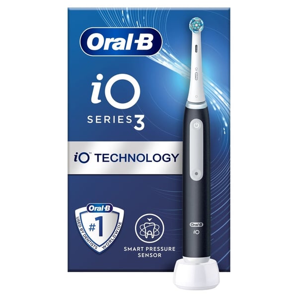 Pikkukuva 1 / 4: Oral-B iO Series 3 Aikuinen Pyörivä/värähtelevä hammasharja Musta