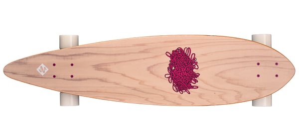 Miniatyrbillede 1 af 9: StreetSurfing WOODS Longboard Ahorntræ Flerfarvet, Træ