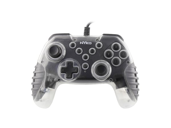 Miniatyrbild 5 av 9: Nyko Air Glow Svart, Transparent USB Spelplatta Nintendo Switch, Playstation 3, Datorplatta