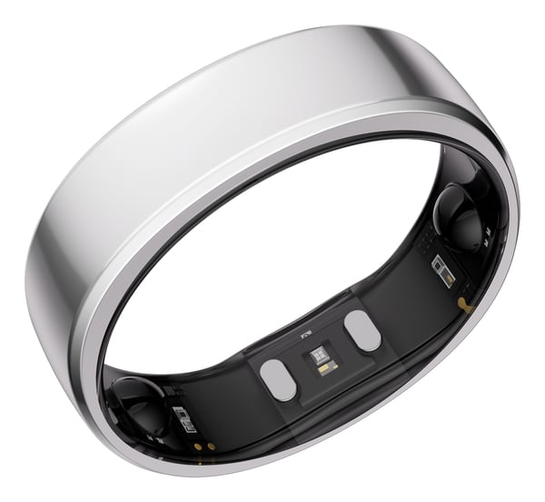 RingConn Gen 2 Nej Aktivitetsmåler med smart ring IP68 Sølv