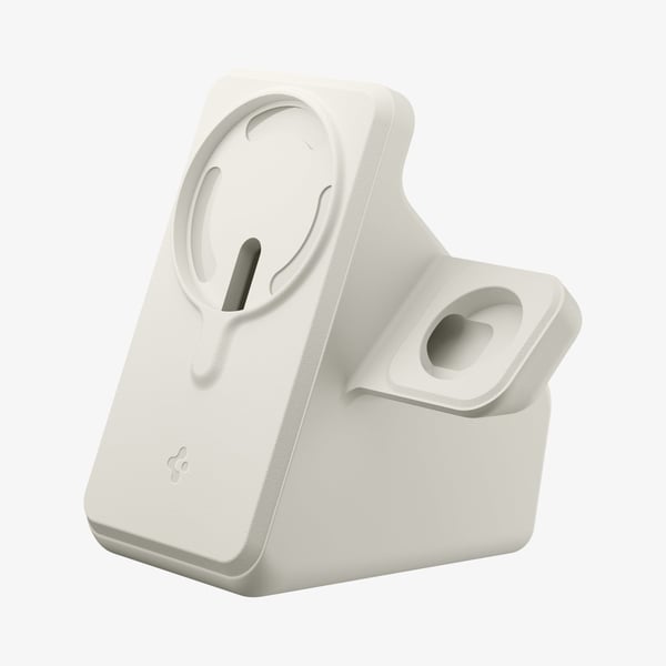 Spigen Magsafe Duo Charger Stand (Mag Fit) Smartphone, SmartWatch Beige USB Trådløs opladning Indendørs