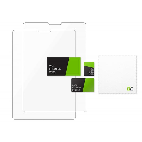Pikkukuva 6 / 9: Green Cell GL67 tabletin näytönsuoja Kirkas näytönsuoja Apple 2 kpl