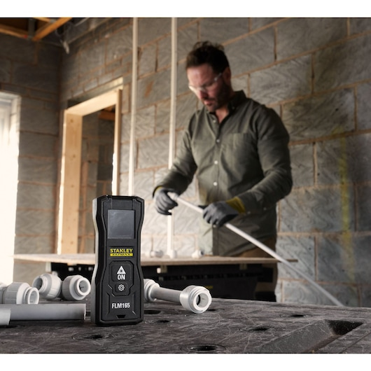 Miniatyrbillede 6 af 31: Stanley FATMAX FMHT77165-0 målebånd Laserafstandsmåler Sort 50 m
