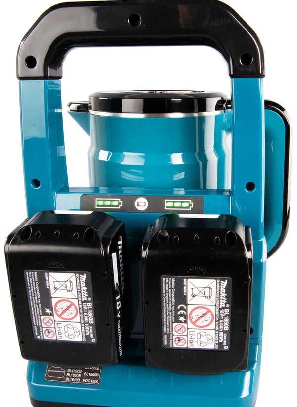 Makita DKT360Z vedenkeitin 0,8 L Musta, Sininen