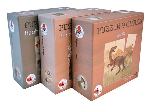 Pikkukuva 5 / 7: Egmont Toys 570041 palapeli Palikkapalapeli 9 kpl Eläimet