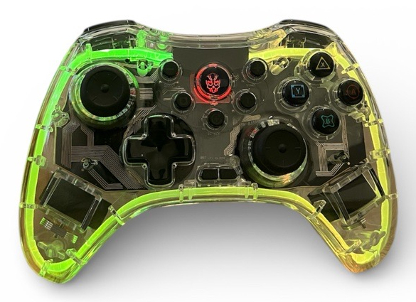 Skull Factory SF-ACC0108 spil-controller Transparent Bluetooth Gamepad Analog/digital Nintendo Switch 2