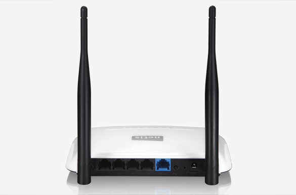 Netis System WF2419 trådløs router Hurtigt ethernet Hvid