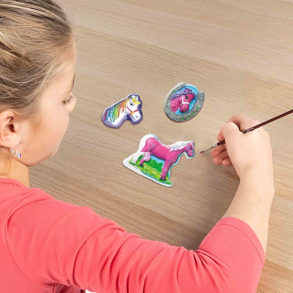 SES Creative Children's Fantasy Horses Casting and Painting Set