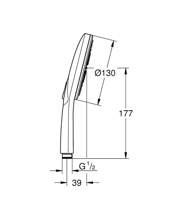 Miniatyrbild 2 av 5: GROHE Rainshower SmartActive 130