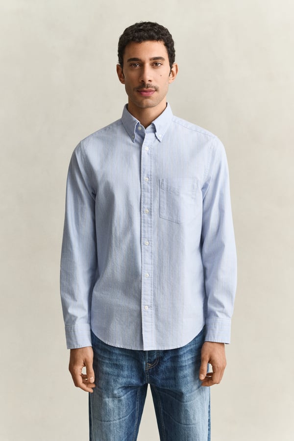 Gant 3263005-427 Skjorta Button down-krage Långärmad Bomull