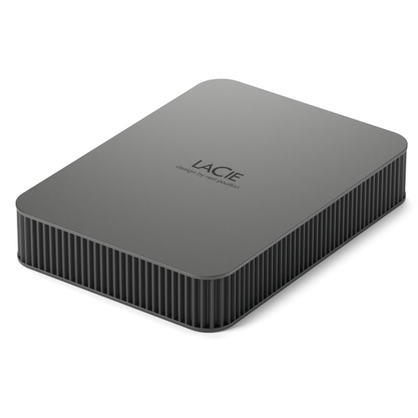 LaCie Mobile Drive Secure externa hårddiskar 4 TB USB Type-C 3.2 Gen 1 (3.1 Gen 1) Grå