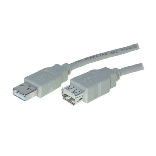 S/CONN maximum connectivity 77125 USB-kablar USB 2.0 5 m USB A Grå