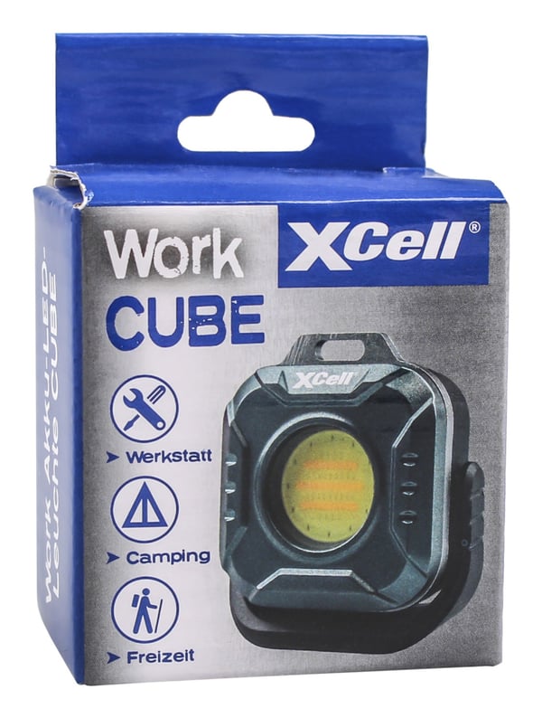 Miniatyrbild 4 av 4: XCell Worklight CUBE Svart, Grå Universal ficklampa LED