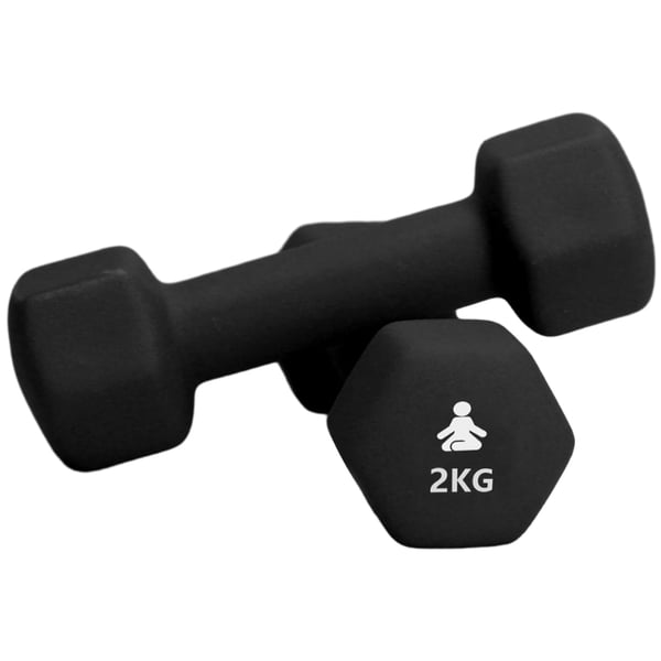 FITPADDY DB2X2BK håndvægt Håndvægt med fast vægt 4 kg 2 stk