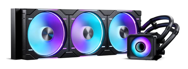 Miniatyrbillede 1 af 6: Phanteks Glacier One 420 D30 X2 Processor Alt-i-en væskekøler Sort 1 stk