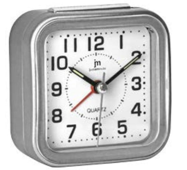 Lowell Justaminute JA7039 Quartz alarmur Sølv