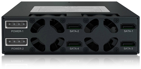 Miniatyrbild 7 av 8: Icy Dock MB994SP-4S drive bay-paneler Svart