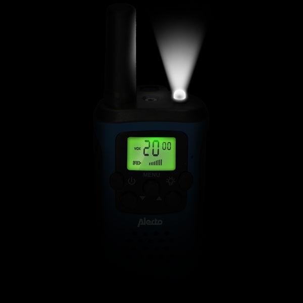 Alecto FR-115BW tvåvägsradio 8 kanaler Svart, Blå