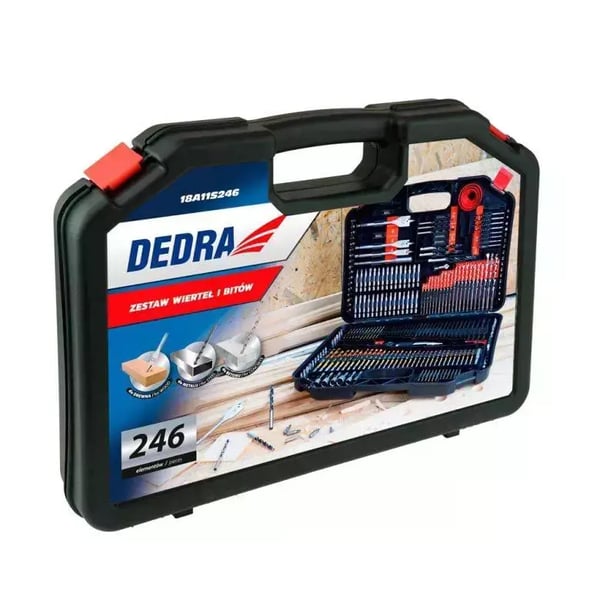 Miniatyrbillede 2 af 3: DEDRA 18A11S246 borehoved 246 stk