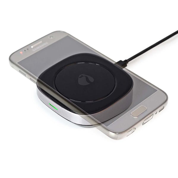 Miniatyrbild 5 av 8: Nedis WCHAQ10W2BK mobilladdare Svart, Silver