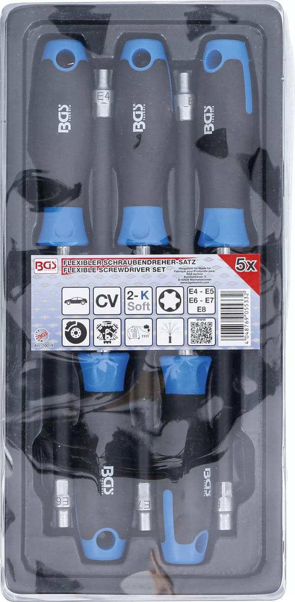 BGS technic Flexible Socket Driver Set pistorasia