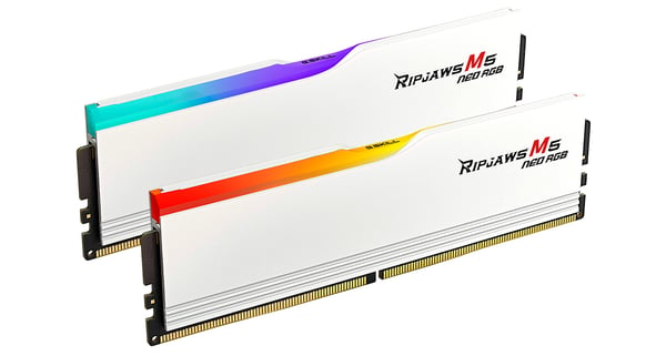 Miniatyrbillede 4 af 6: G.Skill Ripjaws M5 RGB F5-6000J3636F32GX2-RM5NRW hukommelsesmodul 64 GB 2 x 32 GB DDR5 6000 MT/s 288-pin DIMM