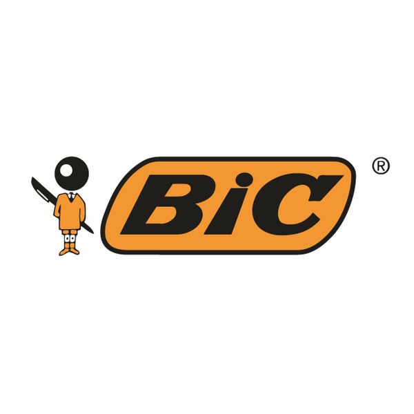 BIC 942082 stiftpennor Fin Svart, Blå, Grön, Röd