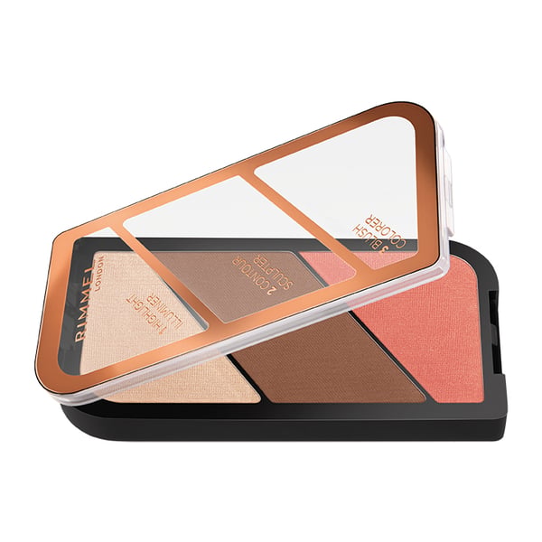 Miniatyrbillede 2 af 5: Rimmel Sculpting Palette ansigtspudder 20 g 002 Coral