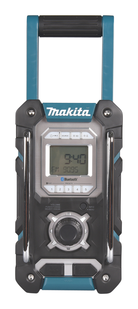 Pikkukuva 4 / 24: Makita DMR108N radio Kannettava Digitaalinen Musta, Sinivihreä