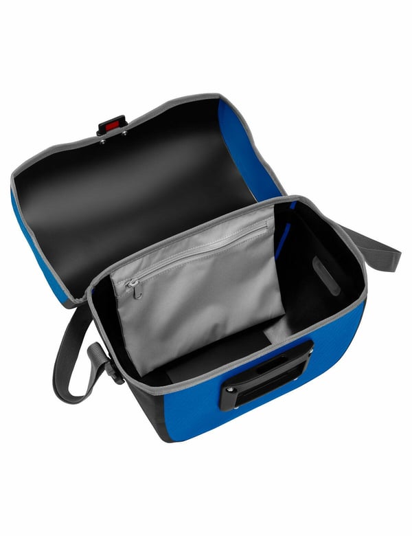 VAUDE Aqua Box Etu Polkupyörälaukku 6 L Polyesteri Musta, Sininen