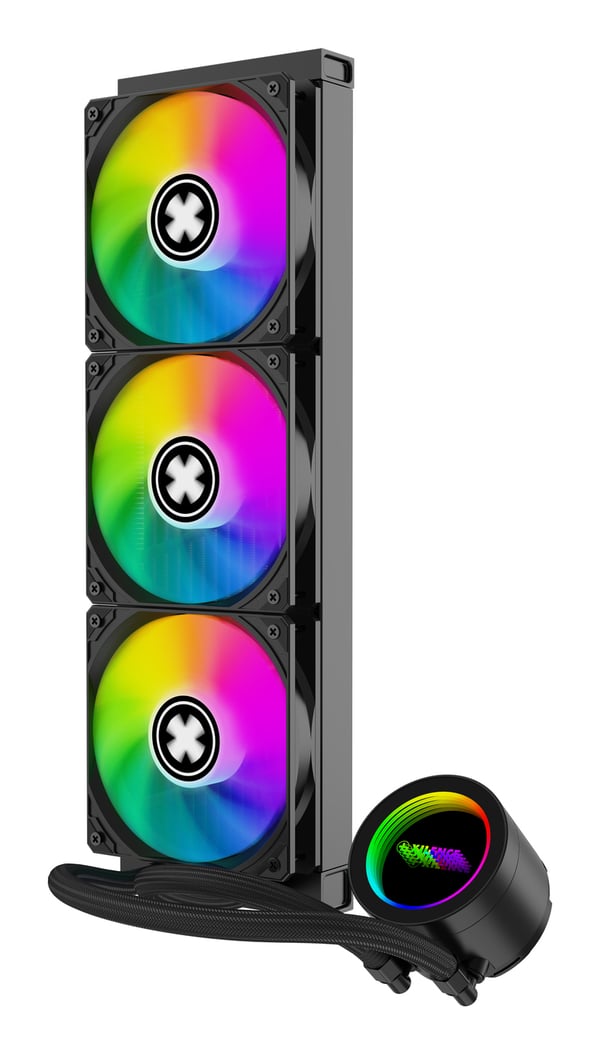 Xilence XC997 Computerkølesystem Processor Væskekølingssæt 12 cm Sort 1 stk