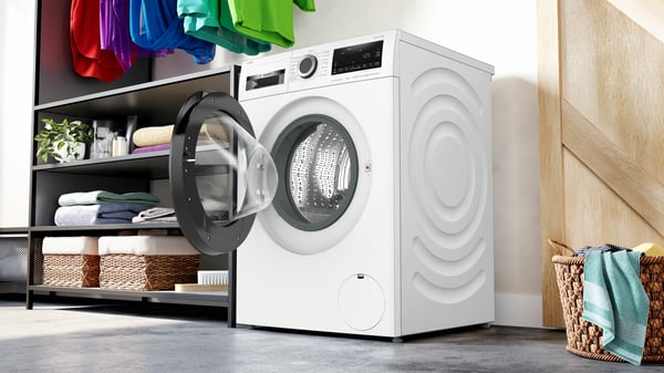 Pikkukuva 6 / 8: Bosch Serie 6 WGG244F0II Pesukone Edestä täytettävä 9 kg 1351 RPM Valkoinen