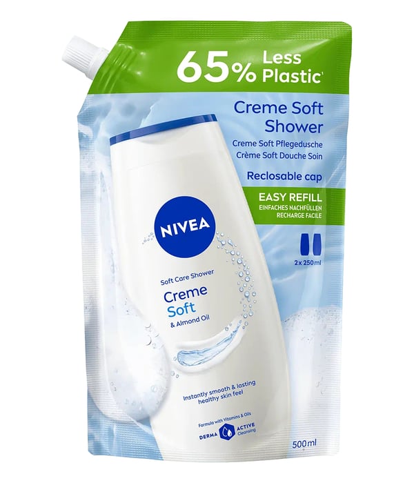 NIVEA Creme Soft 500 ml Duschgel Kvinna Kropp