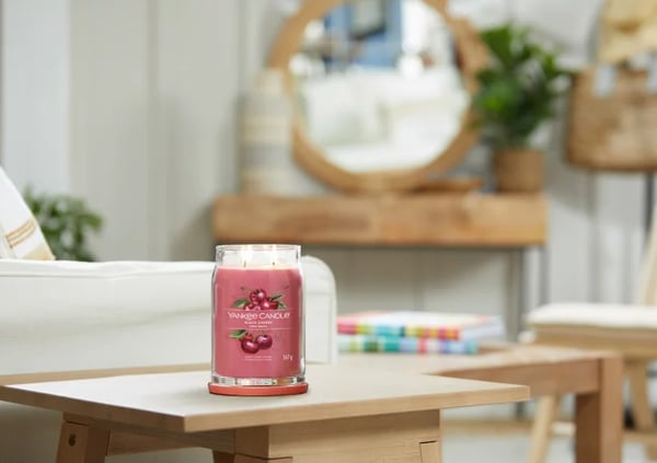 Yankee Candle 1701380E stearinljus Cylinder Körsbär (frukt) Rosa 1 styck