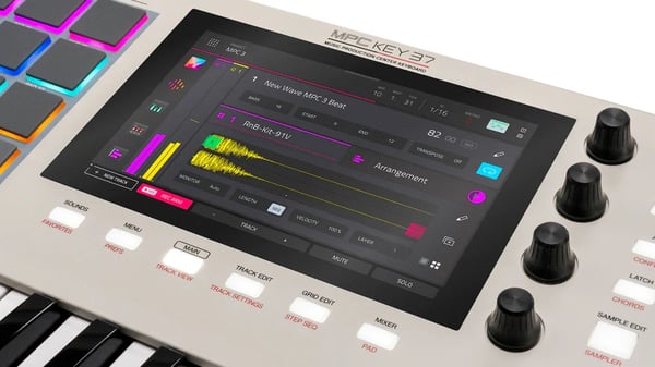 Pikkukuva 12 / 12: Akai MPC Key 37 G2 MIDI-kosketin 37 kosketinta Monivärinen