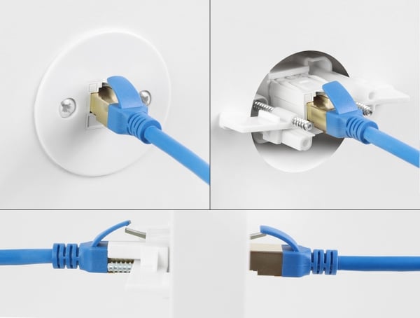 DeLOCK 91381 tillbehör till keystone-modul Vinkeljärn