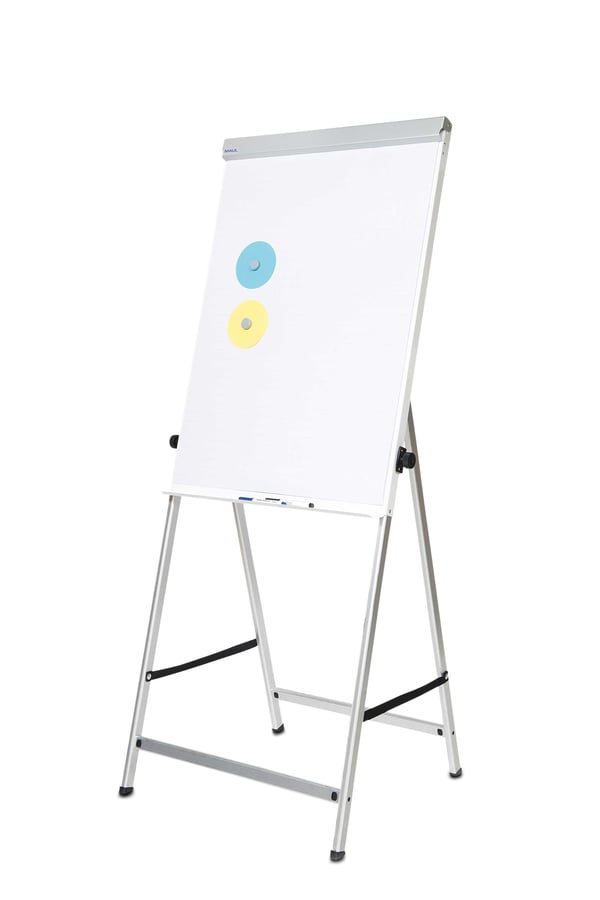 Miniatyrbillede 20 af 23: MAUL Flipchart Functional magnettavle og tilbehør Stål 700 x 1000 mm Sølv