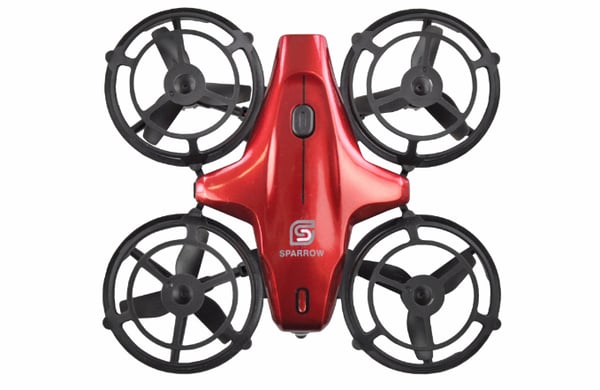Amewi 25324 kamera drone Mini drone 300 mAh Sort, Rød