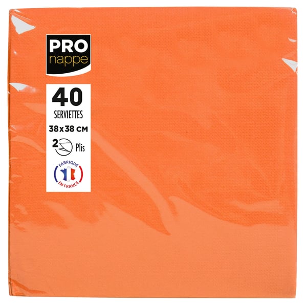 Miniatyrbillede 1 af 9: PRONAPPE SV623812I serviet 40 stk Orange