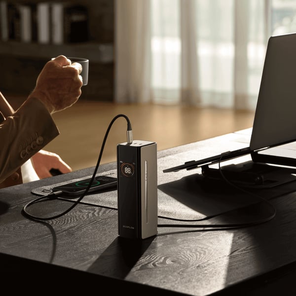 Miniatyrbillede 2 af 3: EcoFlow EF-RAPIDPRO27K-EU powerbank Lithium 27650 mAh Sort